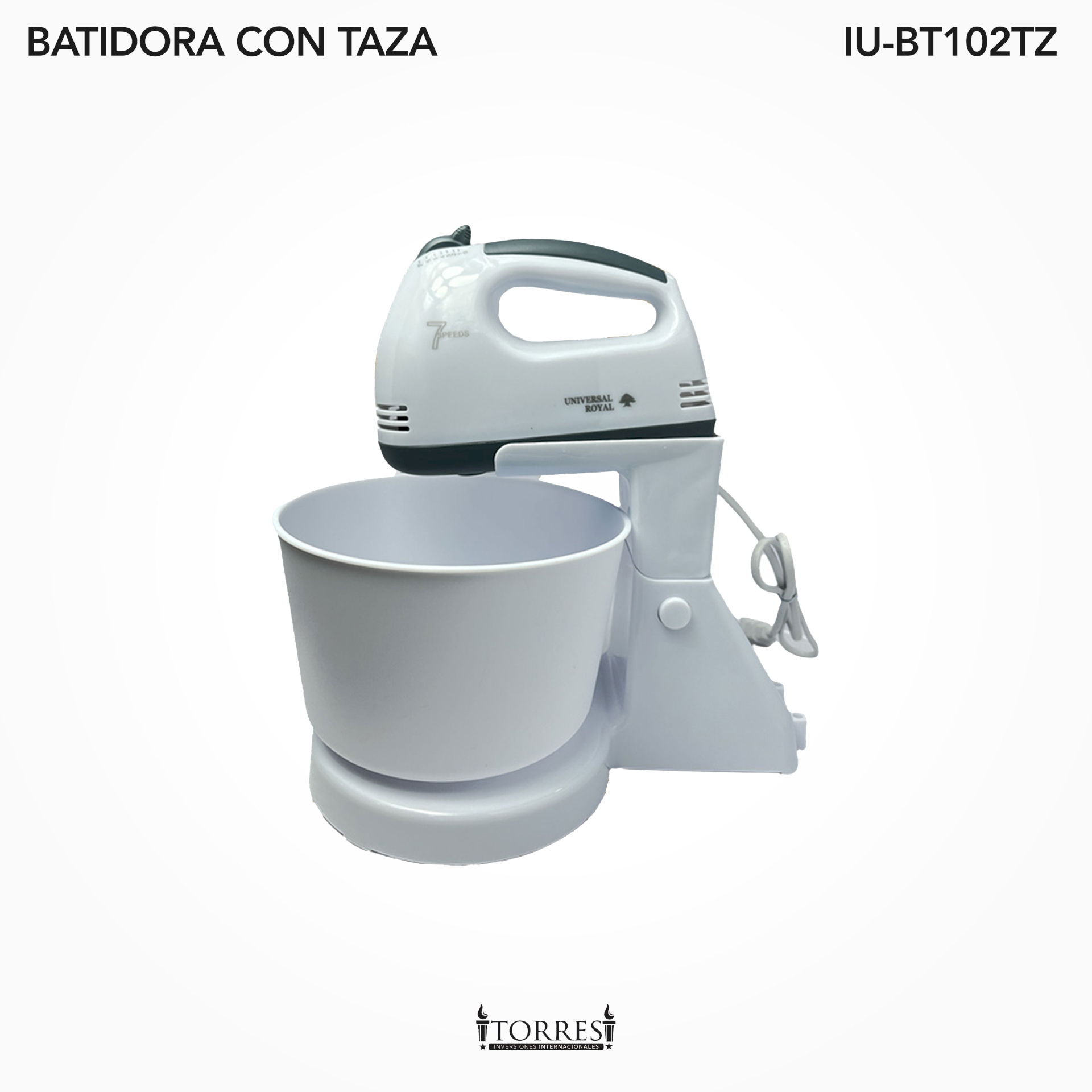 Taza batidora eléctrica Taza batidora de café, capacidad: 401-500ml (blanco)